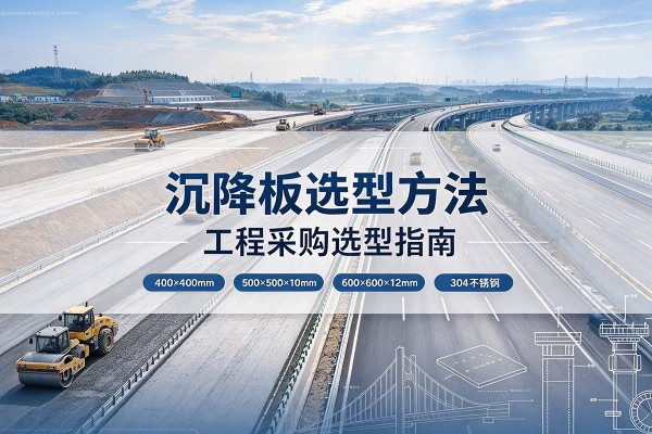 可克达拉沉降板选择方法