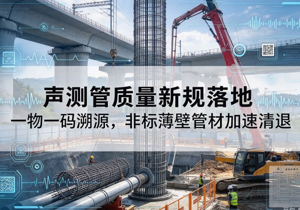 可克达拉声测管质量新规落地，一物一码溯源，非标薄壁管材加速清退